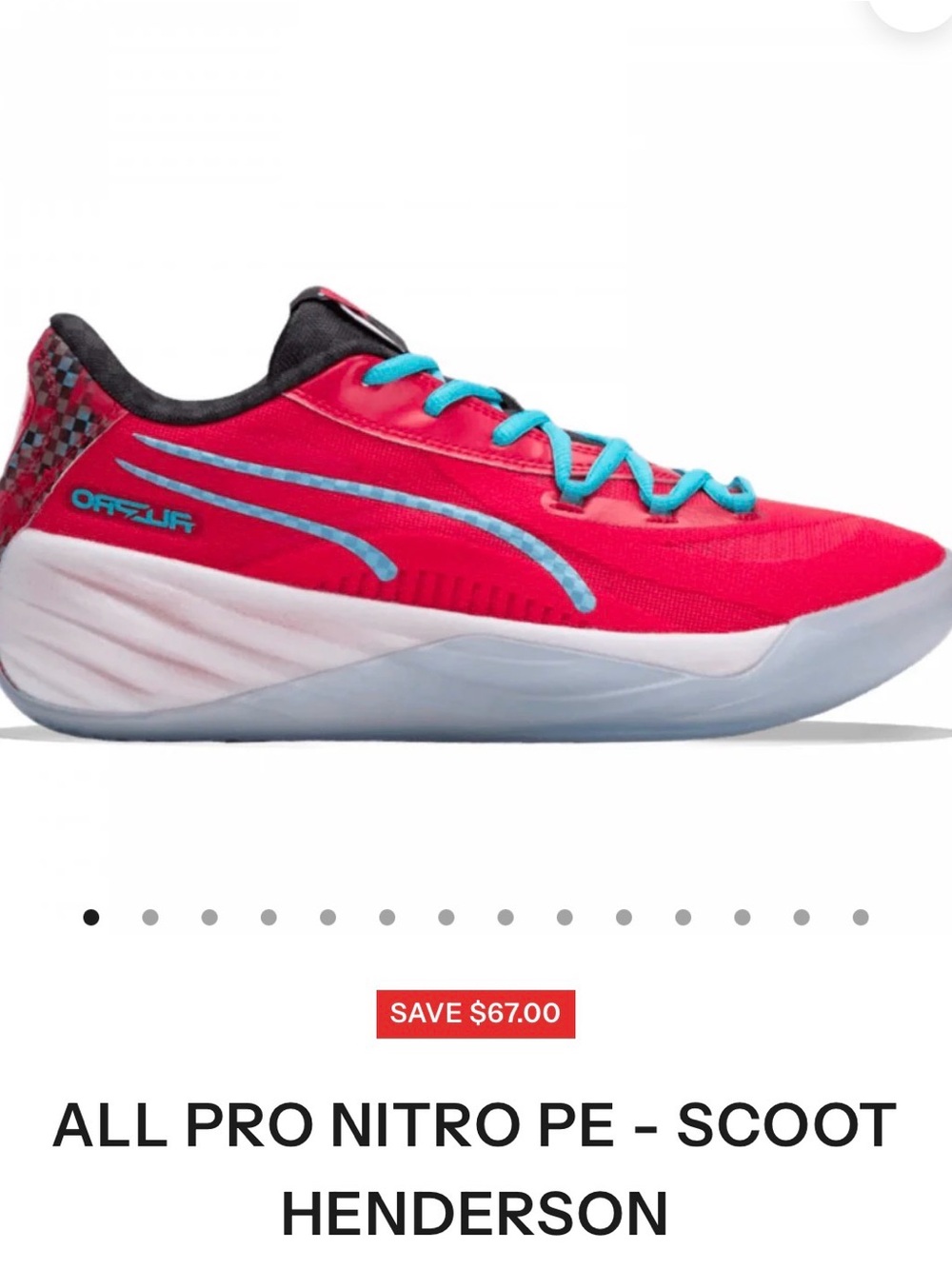 Puma All-Pro NITRO "Scoot Henderson" PE basketball shoe 7